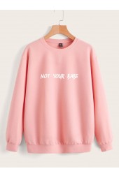 NOT YOUR BABE  - OVERSIZE DŽEMPERIS